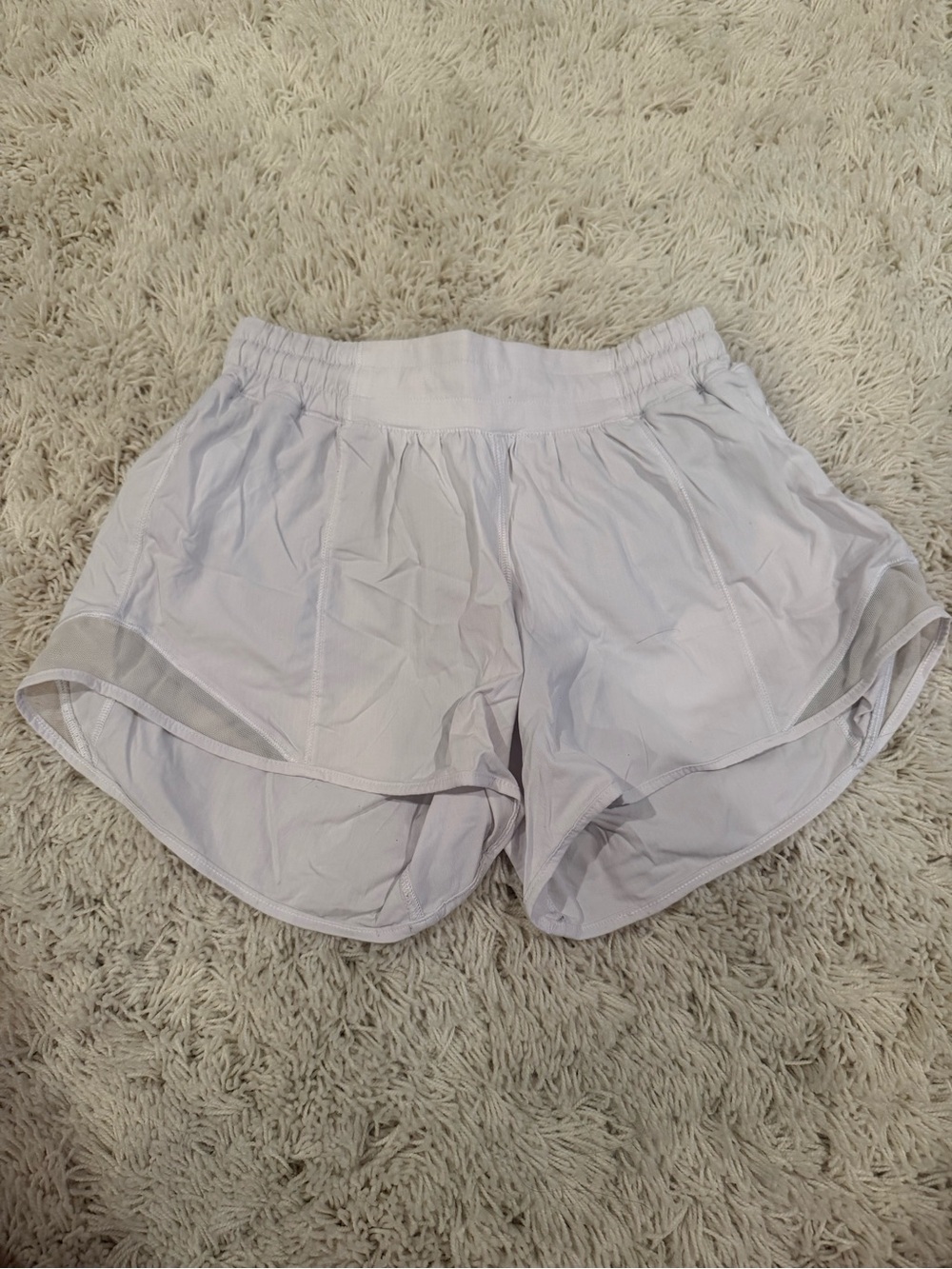 White Women’s Athletic Shorts